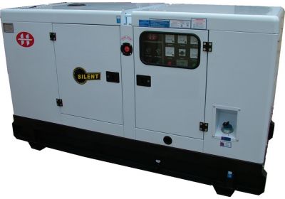 Дизельный генератор Амперос АД 12-Т230 в шумозащитном кожухе