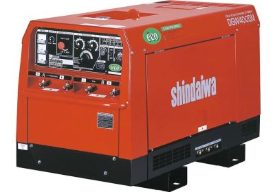 Дизельный двухпостовой сварочный генератор Shindaiwa DGW 400 DMK