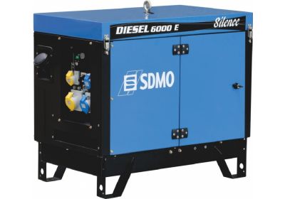 Дизельный генератор KOHLER-SDMO (Франция) DIESEL 6000 E AVR SILENCE в шумозащитном кожухе