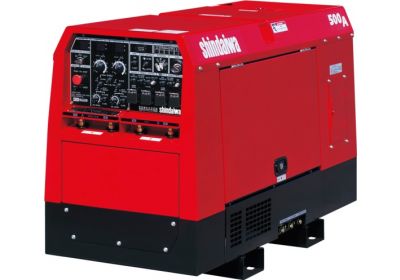 Дизельный двухпостовой сварочный генератор Shindaiwa DGW 500 DM