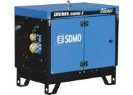 Дизельный генератор KOHLER-SDMO (Франция) DIESEL 6000 E AVR SILENCE в шумозащитном кожухе